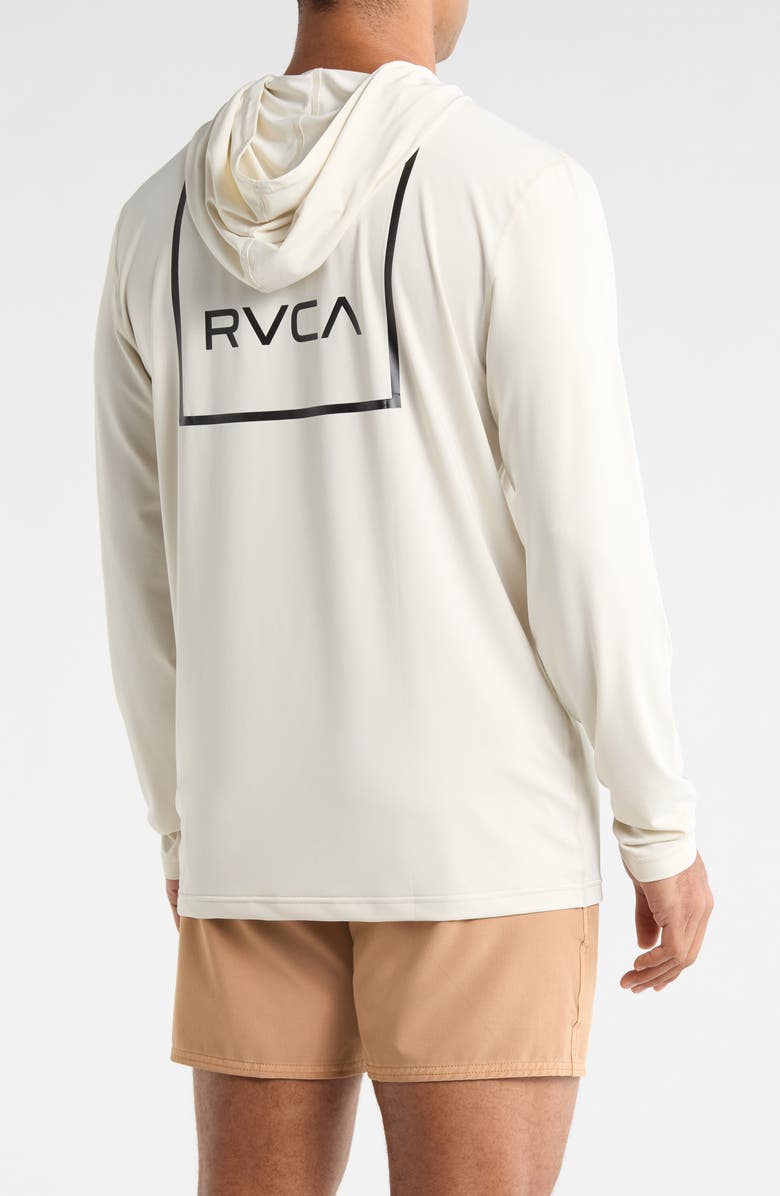 RVCA UPF 50+ Hooded Rashguard, Alternate, color, 