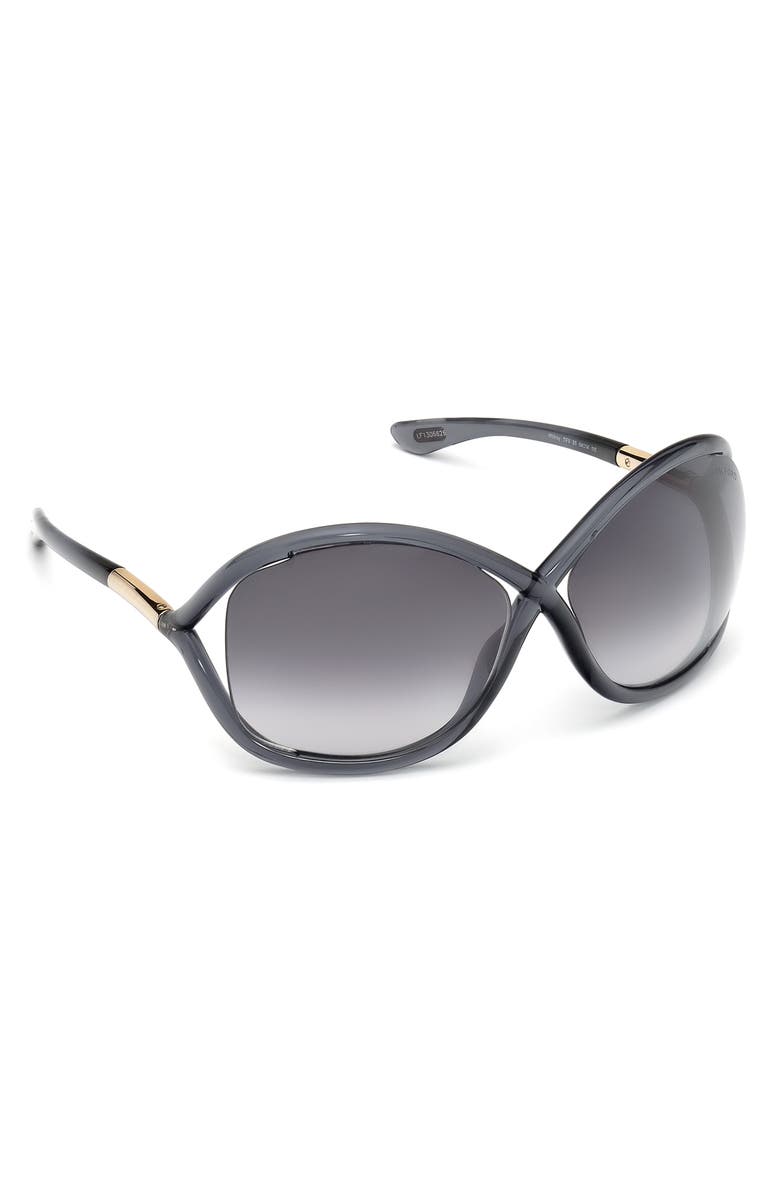 TOM FORD 'Whitney' 64mm Open Side Sunglasses, Alternate, color,