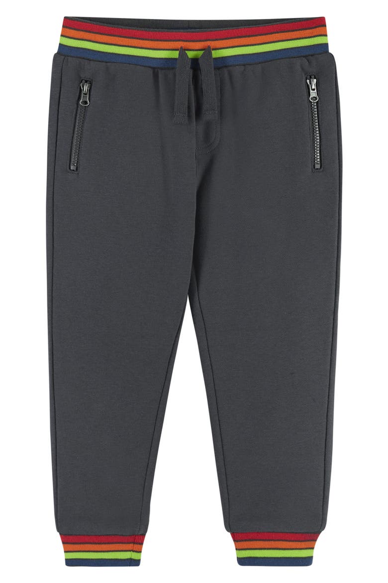 French Terry Hoodie & Joggers Set, Alternate, color, WASHED GREY