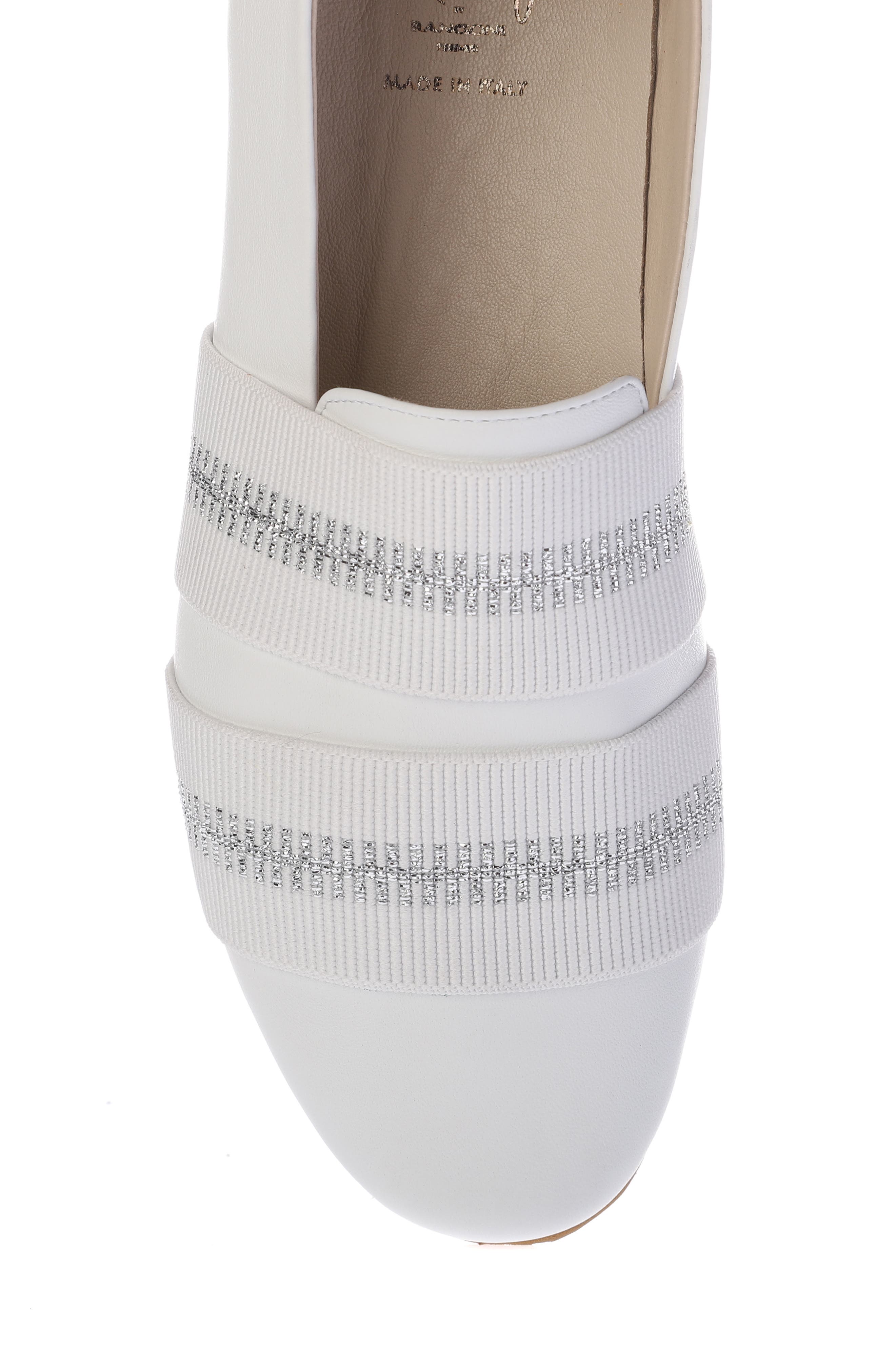 Raffy Slip-On Sneaker, Alternate, color, WHITE LEATHER