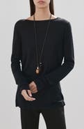 MANGO Open Back Sweater