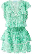 Melissa Odabash Keri Tiered Cover-Up Minidress