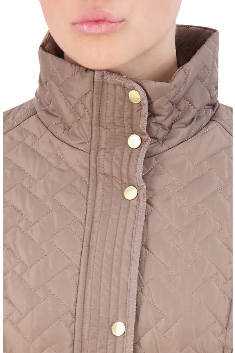 Signature Quilted Jacket, Alternate, color, CASHEW