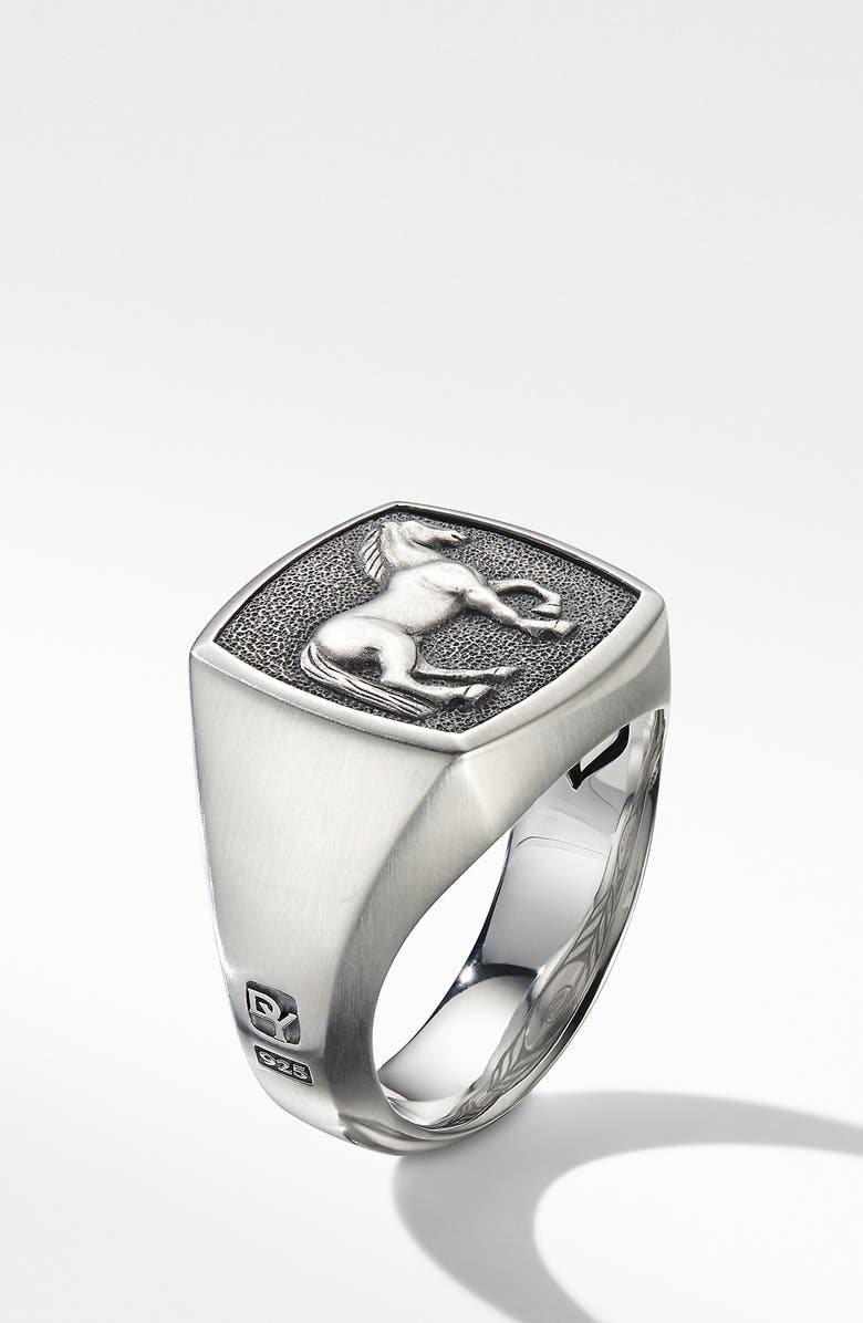 David Yurman Petrvs<sup>®</sup> Horse Signet Ring, Alternate, color, 