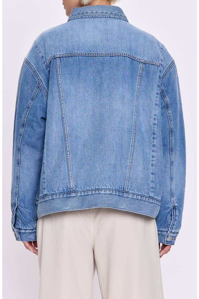 Landon Padded Denim Trucker Jacket, Alternate, color, PRESTIGE