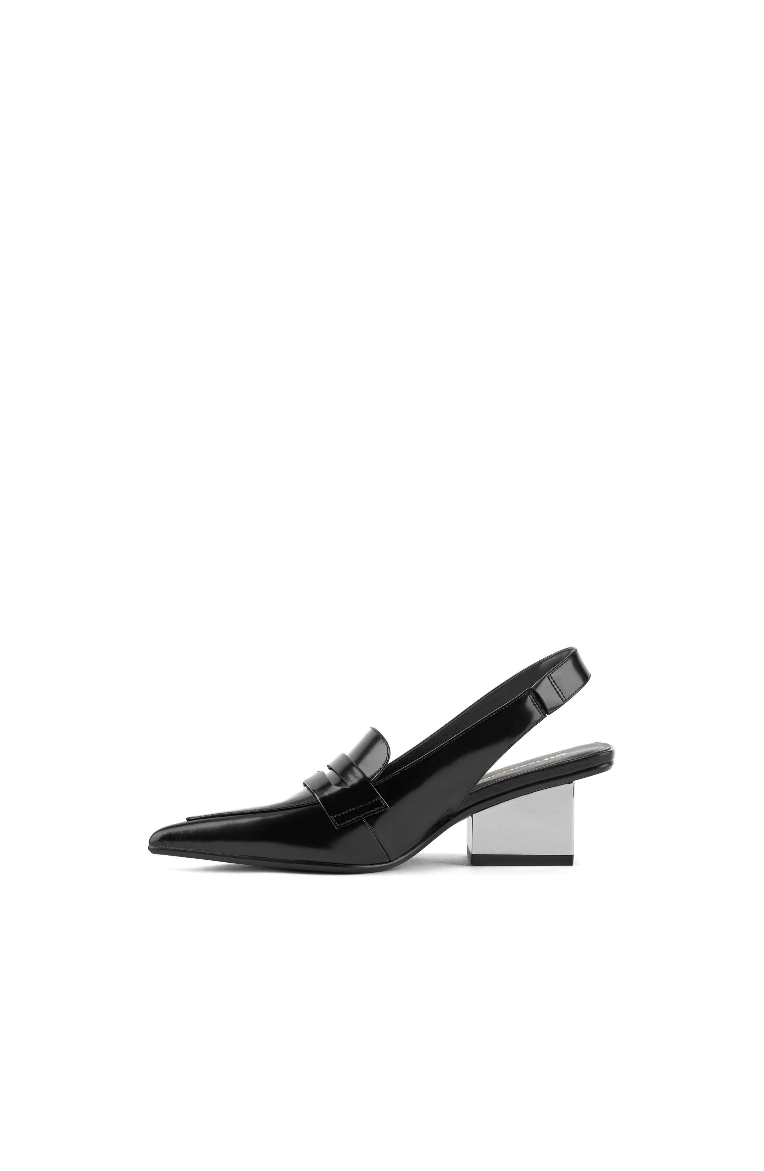 United Nude Raila Loafer Mid Pumps, Alternate, color, Black