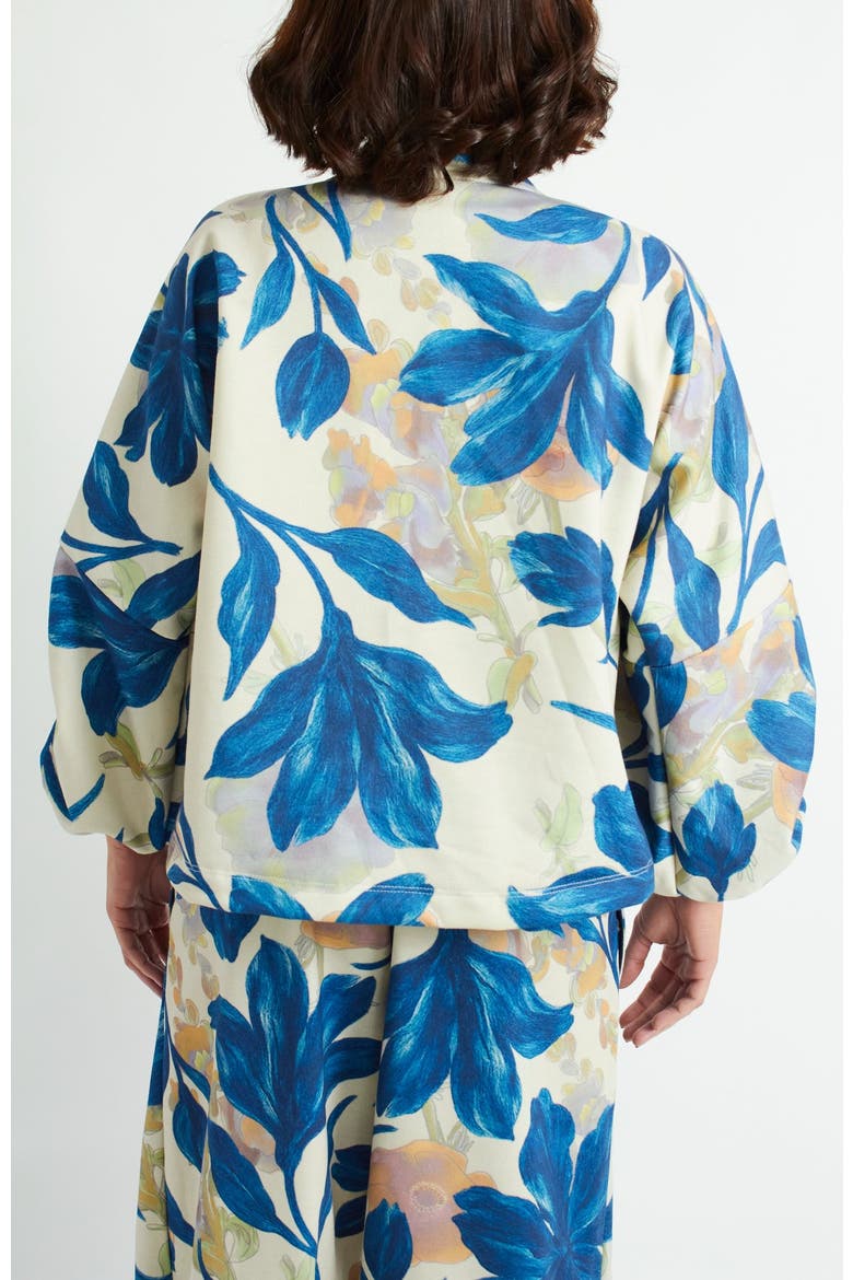 Tracker Pullover, Alternate, color, Blue flowers
