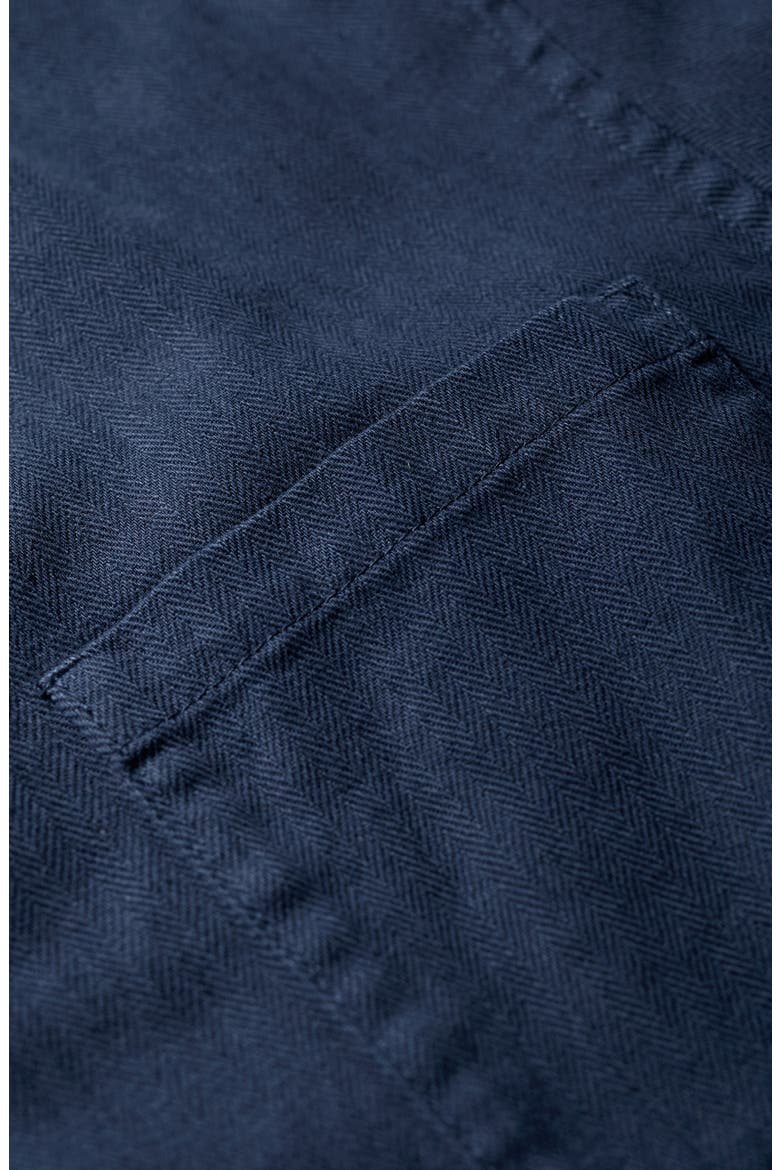Tollgate Linen & Organic Cotton Blazer, Alternate, color, SEA CAVE