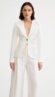 Smythe Linen Classic Duchess Blazer