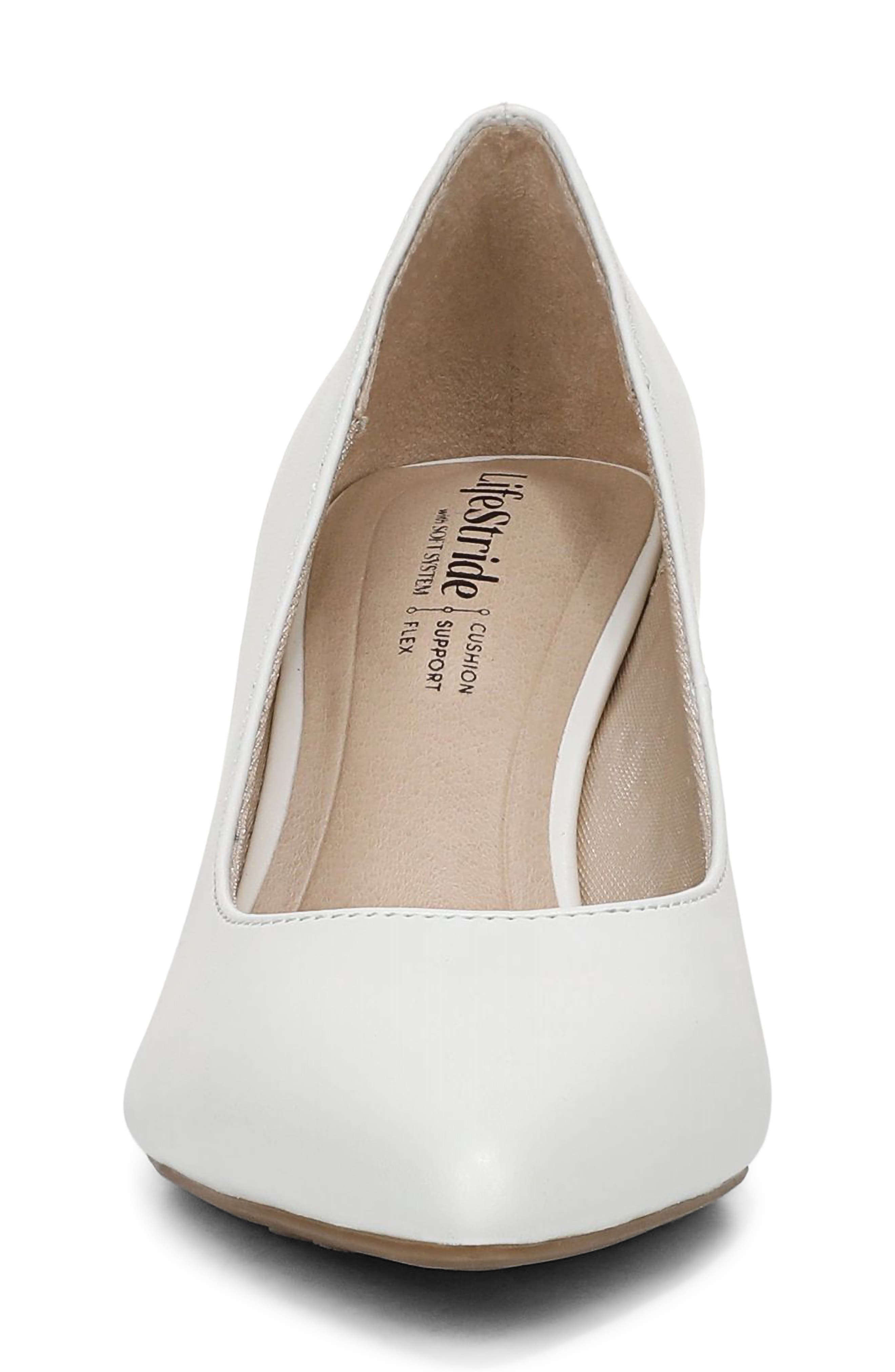 LifeStride Sevyn Pump, Alternate, color, White