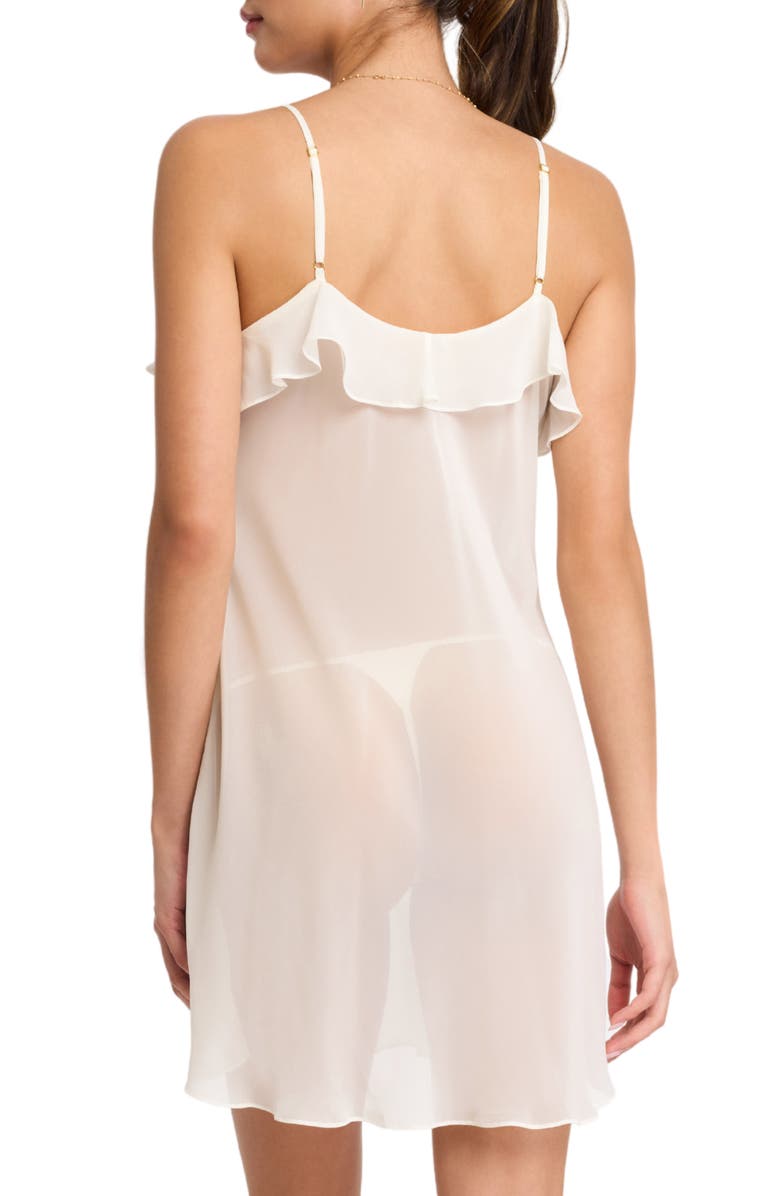 Rya Collection Cassatt Sheer Chemise & Thong Set, Alternate, color,