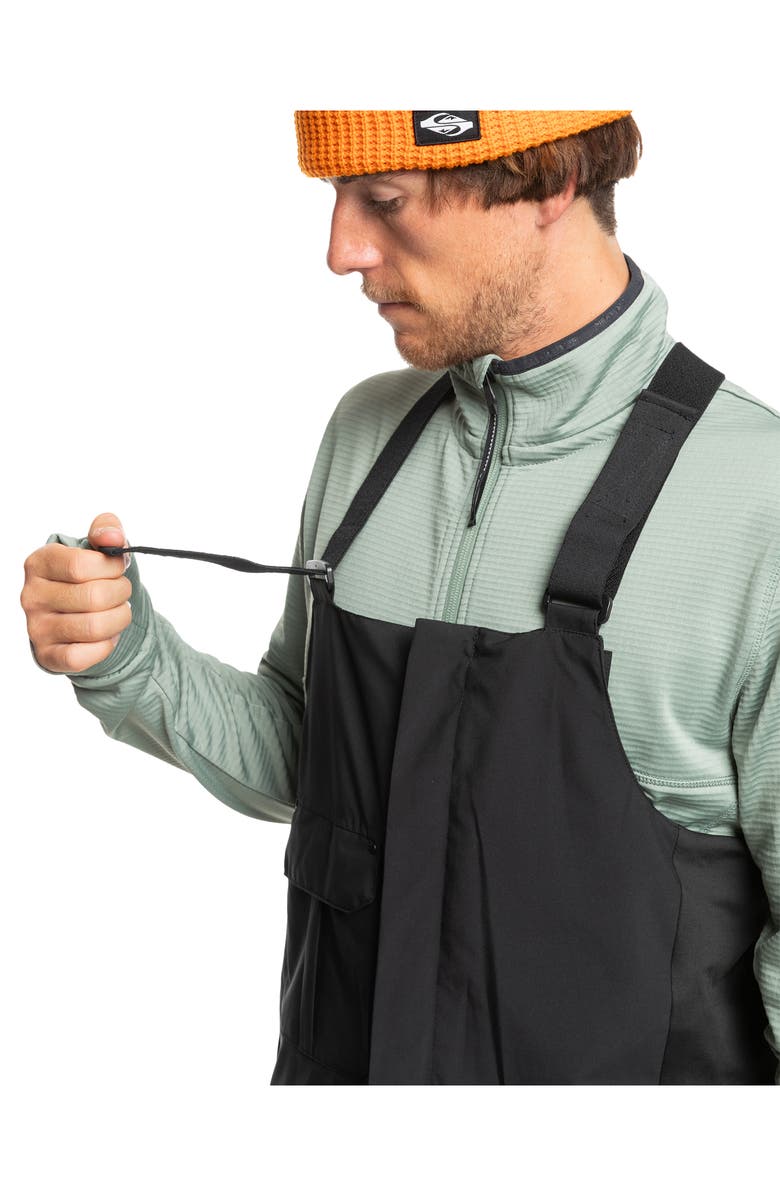 Quiksilver Utility Waterproof Snow Bibs, Alternate, color, 