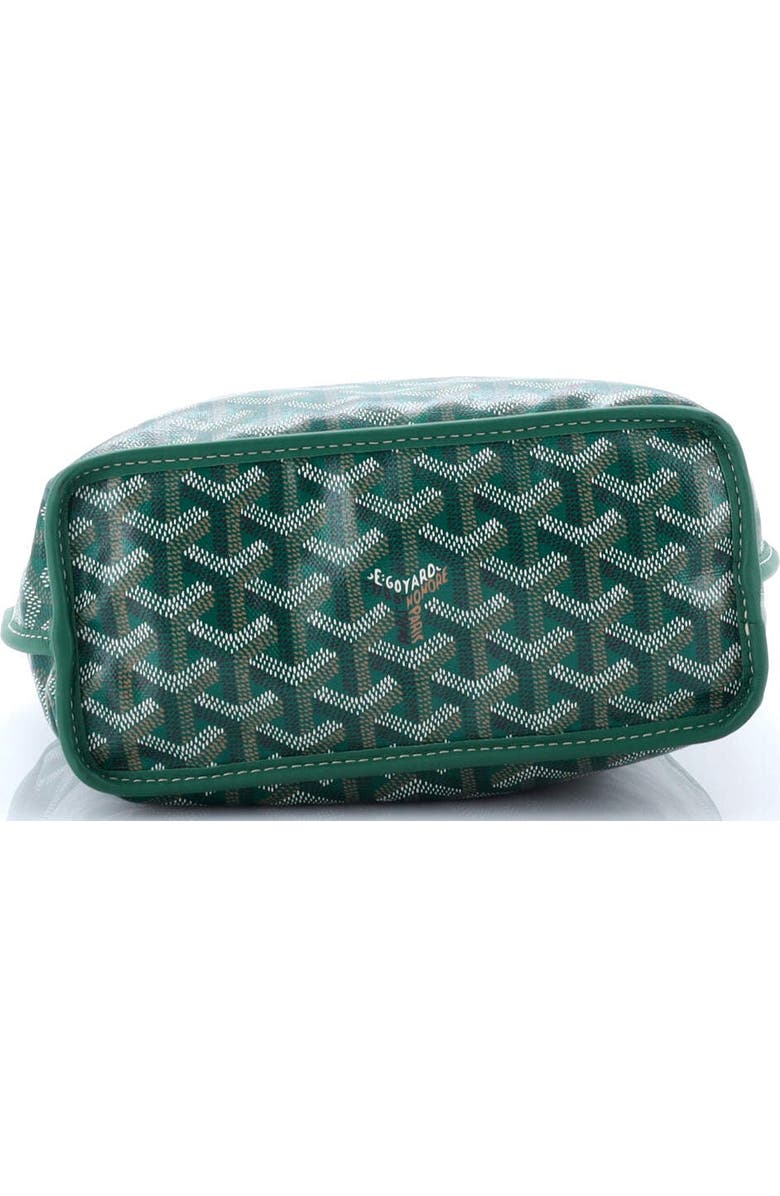 Pre-Owned Goyard Anjou Reversible Tote Coated Canvas Mini, Alternate, color, Green