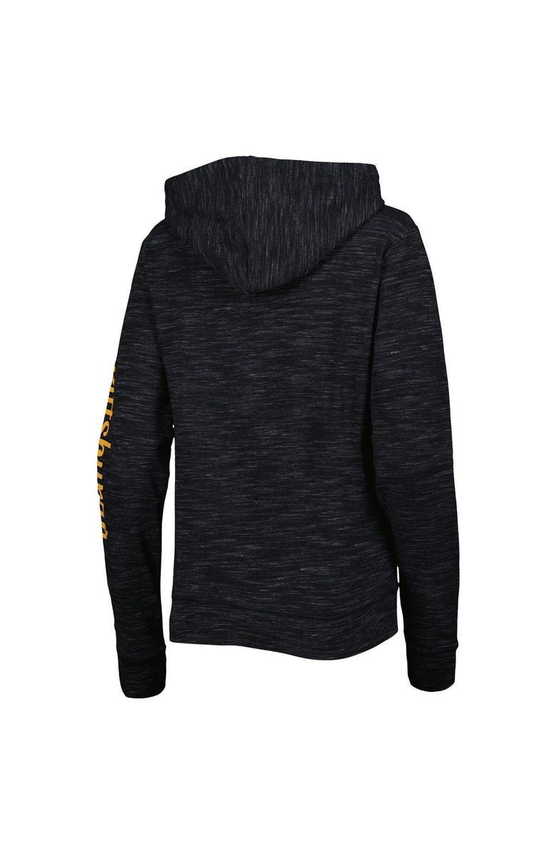 New Era Women's New Era Black Pittsburgh Steelers Reverse Full-Zip Hoodie, Alternate, color, 