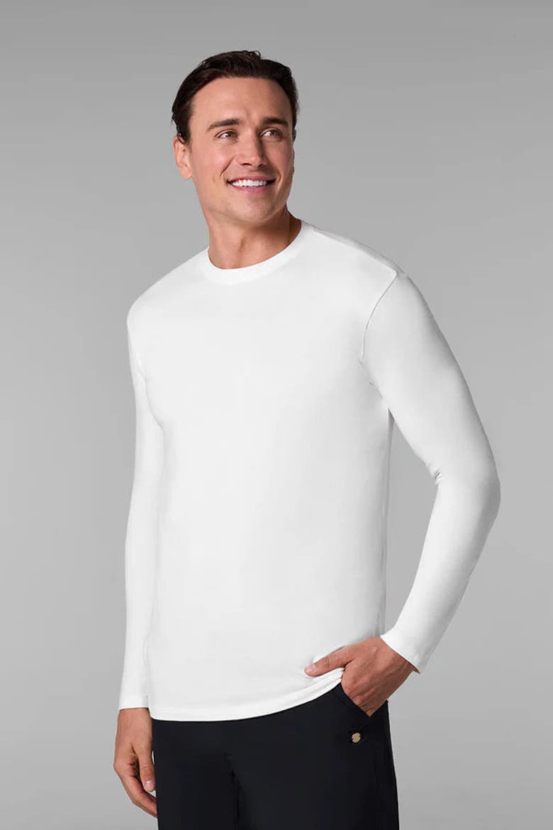 Men's Morada Long Sleeve T-Shirt, UPF 50+ Sun Protection, Alternate, color, White
