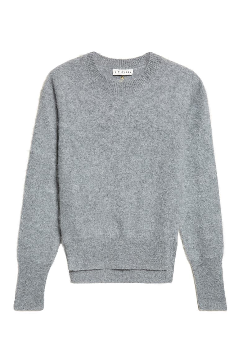 Link Cashmere Sweater, Alternate, color, JET MELANGE