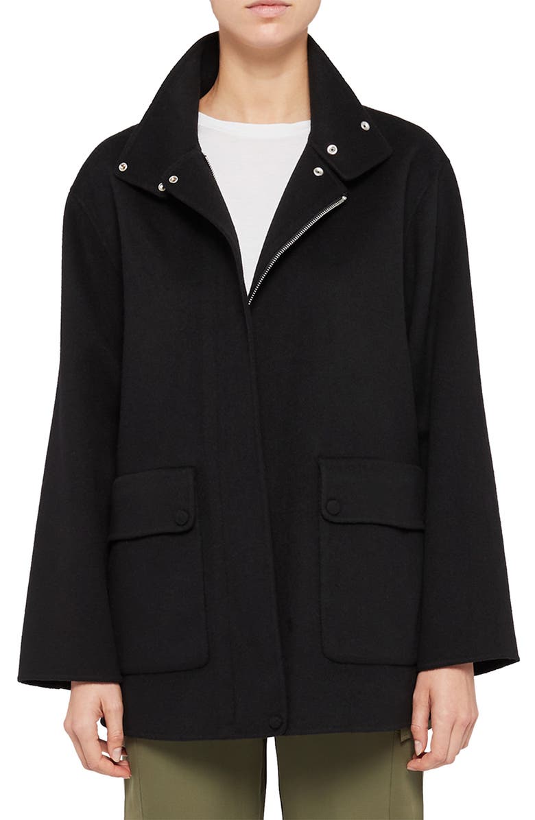Theory Wool & Cashmere Blend Coat, Main, color,
