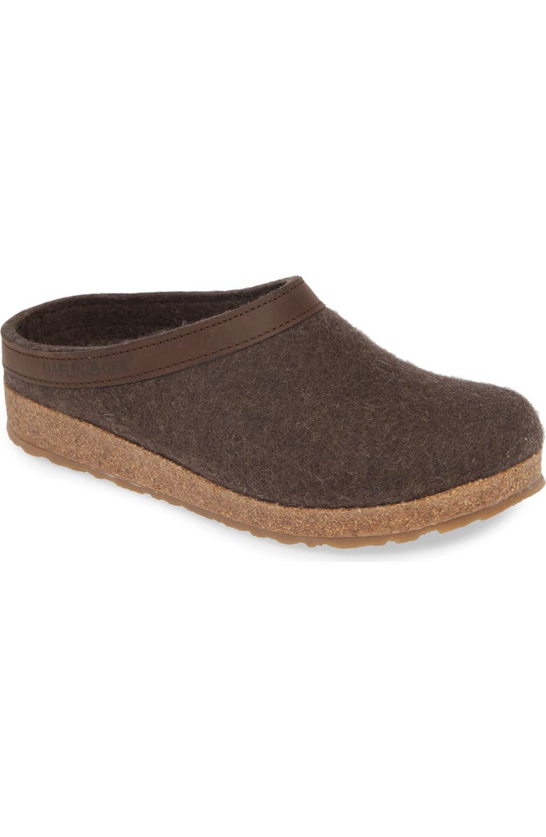 Haflinger Grizzly Clog Slipper, Main, color,
