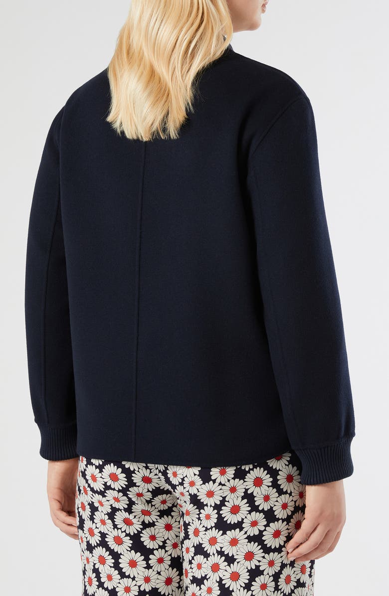 Marina Rinaldi Spaprica Wool Blend Coat, Alternate, color, 