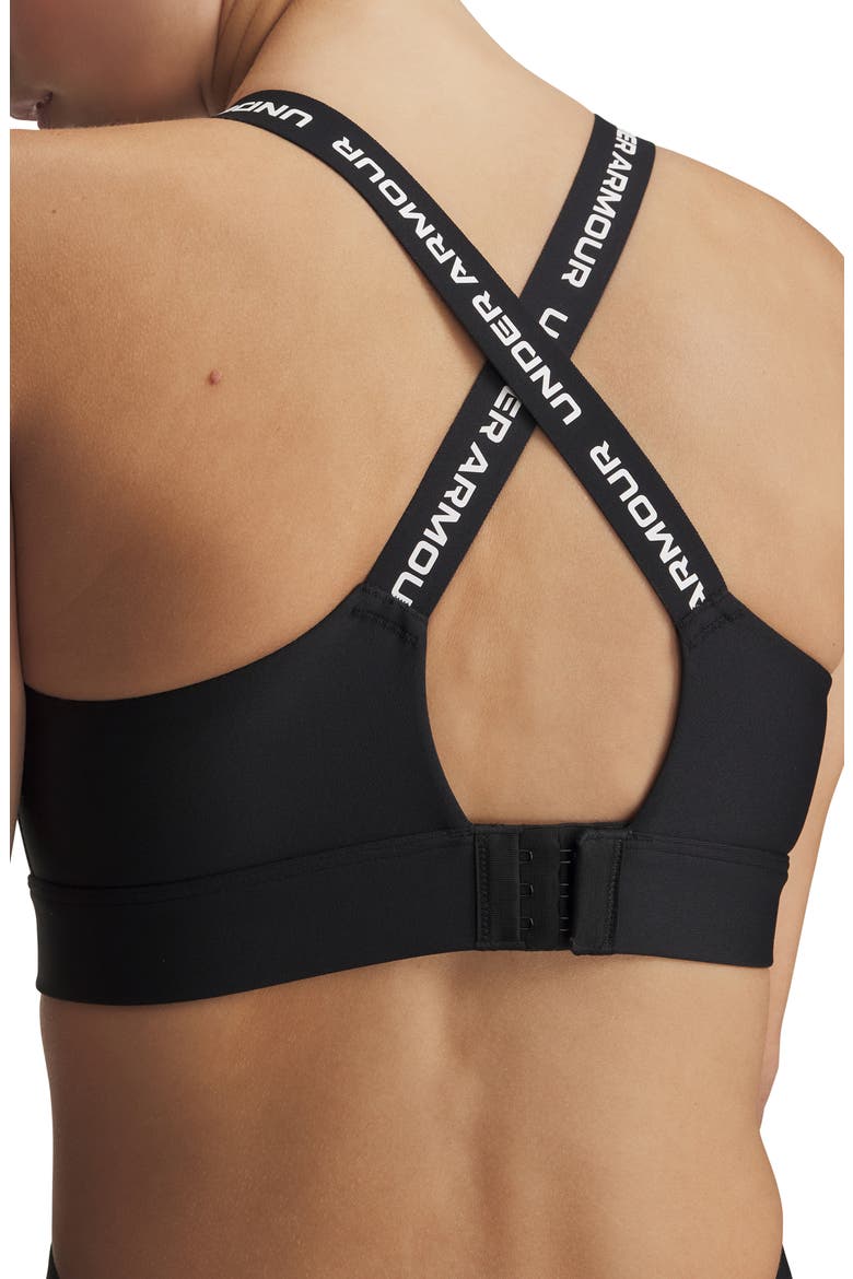 Infinity High 2.0 Sports Bra, Alternate, color, BLACK / / WHITE