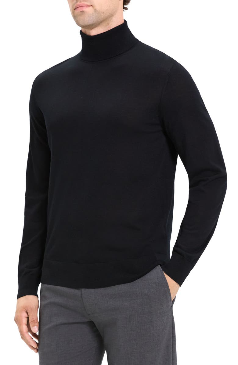 Theory Merino Wool Blend Turtleneck Sweater, Alternate, color, 