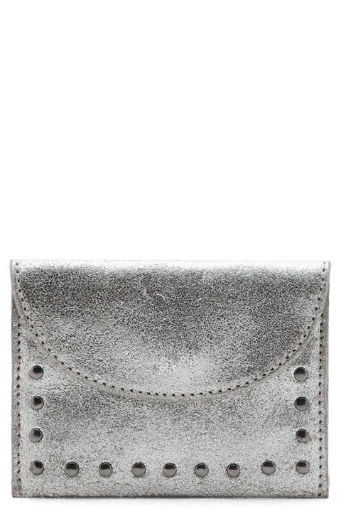Studded Leather Coin Pouch