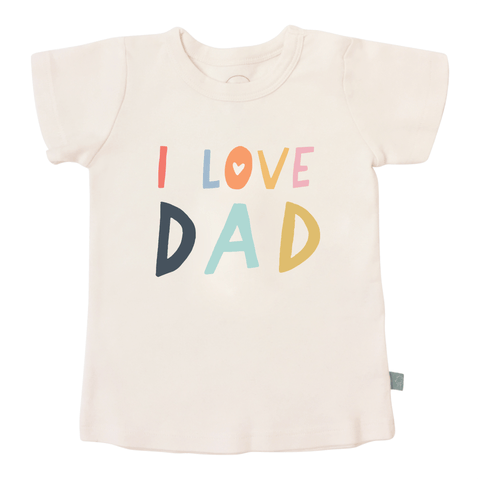 Organic Graphic Tee | Love Dad (Toddler)