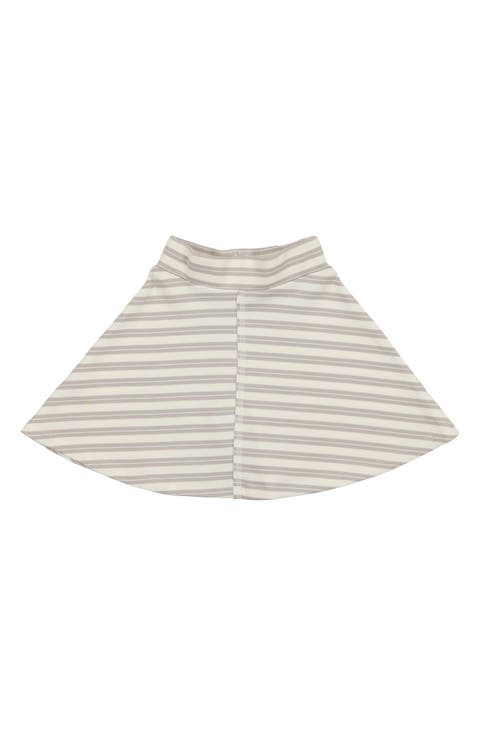 Kids' Stripe Cotton Blend Skirt (Toddler & Little Kid)