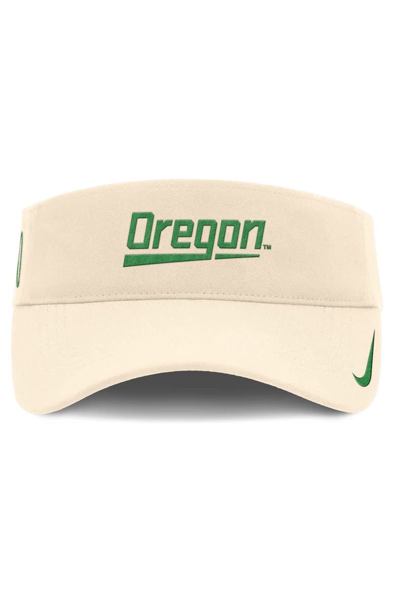 Nike Men's Nike Natural Oregon Ducks Primetime Ace Adjustable Visor, Alternate, color, 