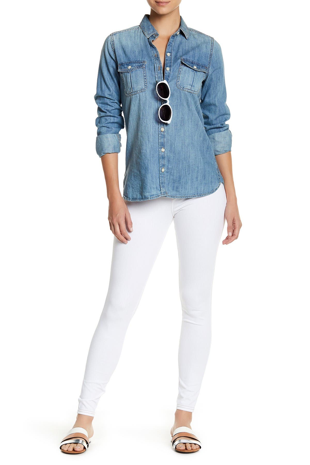Denim Leggings - image 3