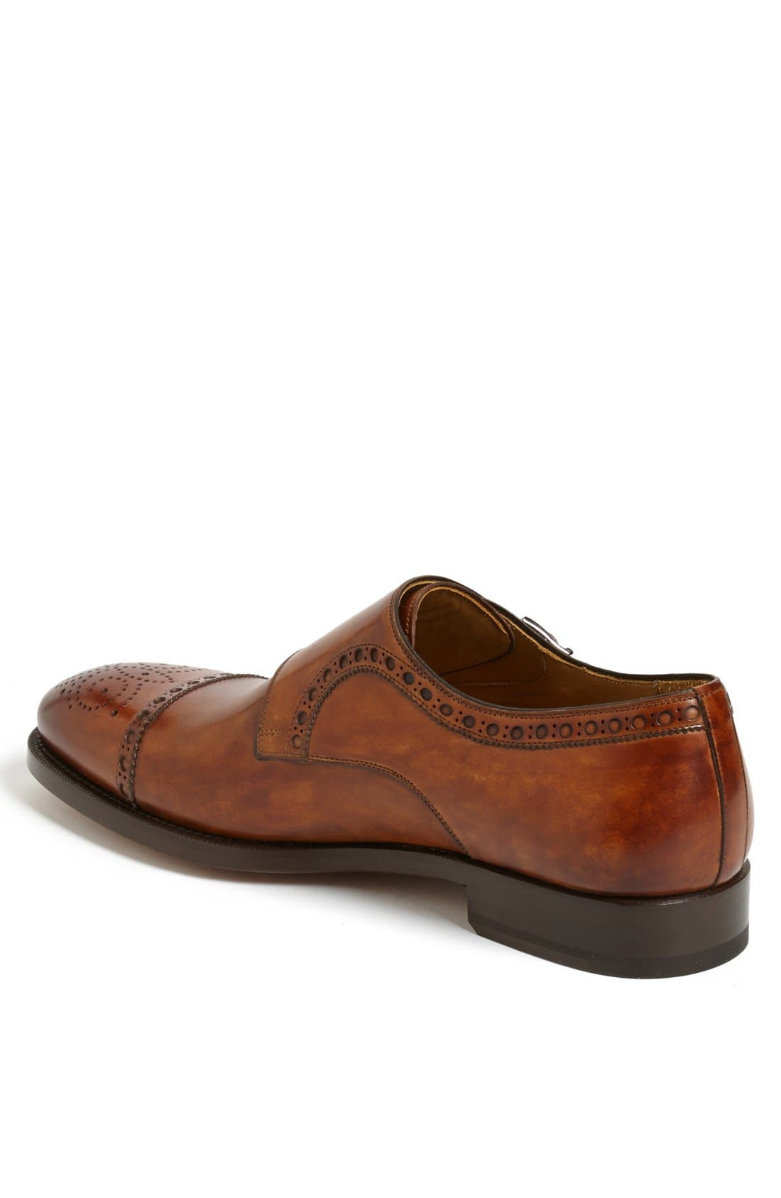 Magnanni 'Villar II' Double Monk Strap Shoe, Alternate, color, 