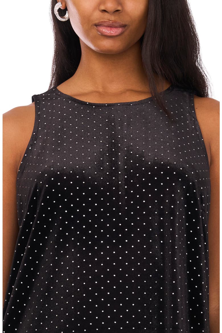 Embellished Keyhole Back Shift Dress, Alternate, color, BLACK/ SILVER