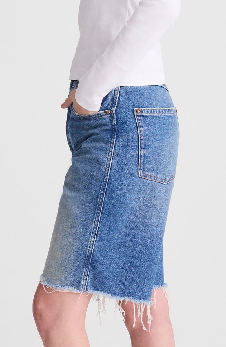 Madewell The Essex Long Baggy Denim Shorts, Alternate, color, Retro Bright Wash