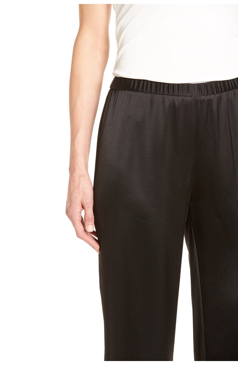 Eileen Fisher Silk Satin Crop Pants, Alternate, color, 
