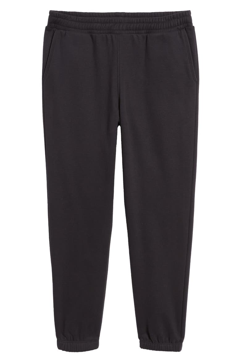 Fresh Cut Cotton Blend Sweatpants, Alternate, color, BLACK