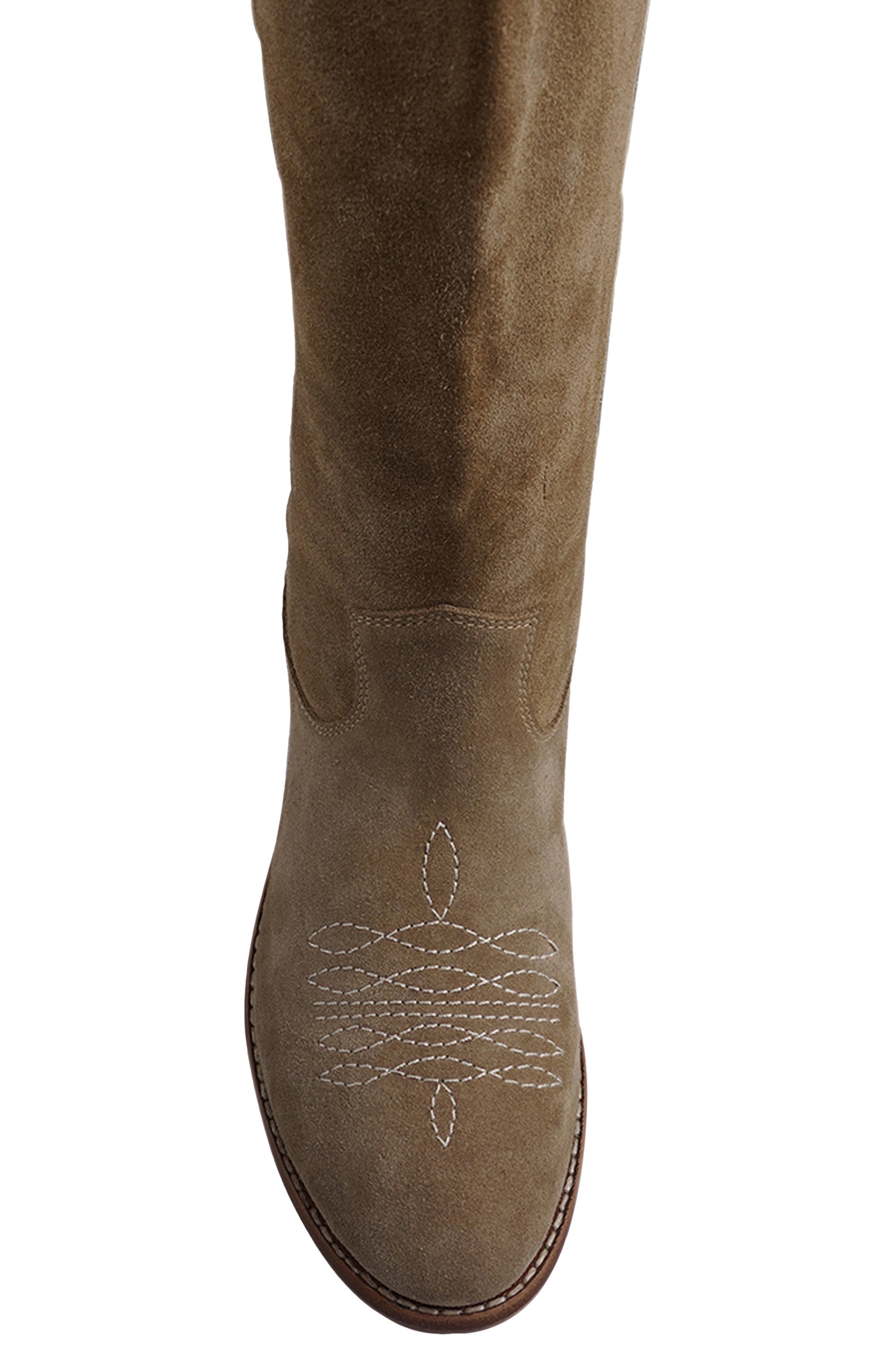 Isola Knee High Boot, Alternate, color, BROWN