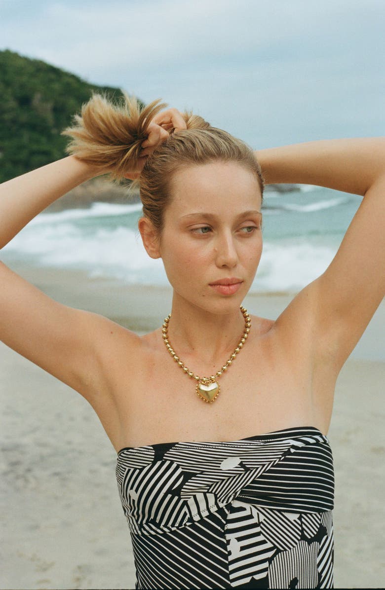 sccollection Rosie Necklace, Alternate, color, Gold