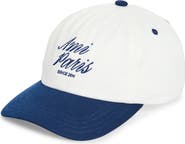 AMI PARIS Bicolor Logo Embroidered Adjustable Baseball Cap