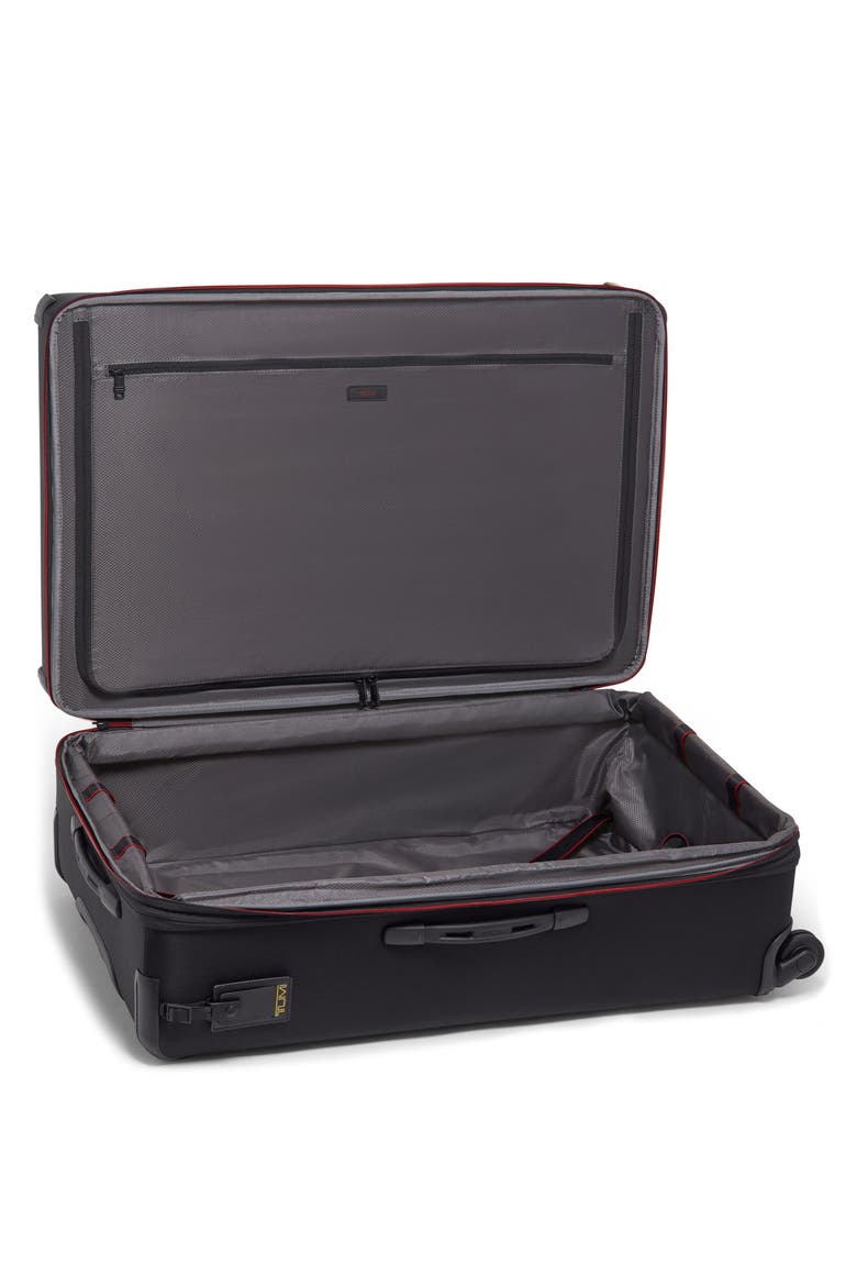 Aerotour X-Large Front Pocket Expandable Checked Luggage, Alternate, color, BLACK