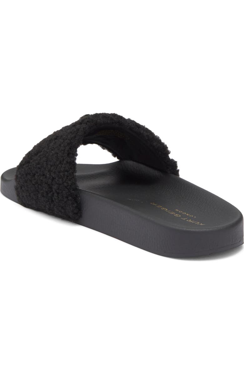 Kurt Geiger London Meena Faux Shearling Slide Sandal, Alternate, color,