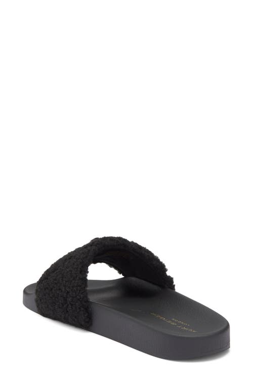 Kurt Geiger London Meena Faux Shearling Slide Sandal In Multi