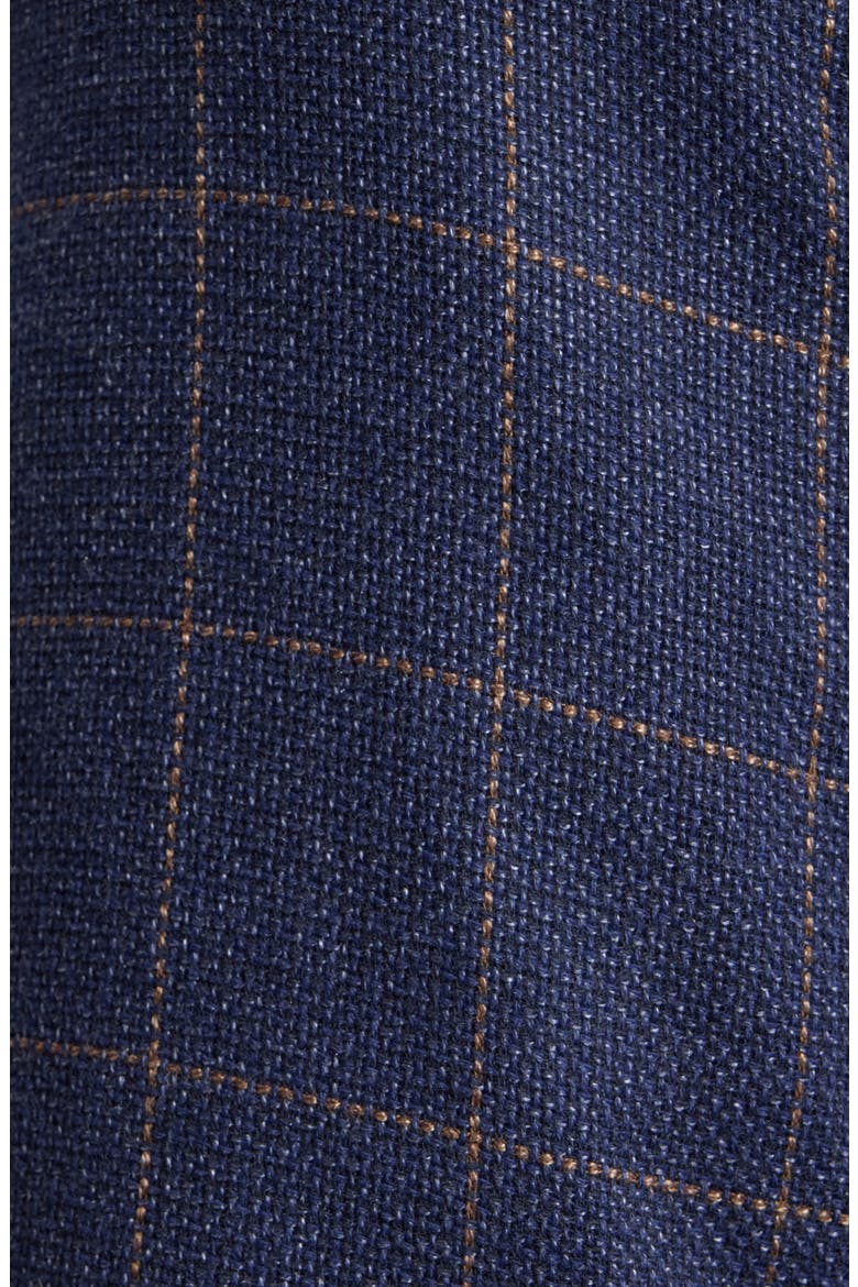 Henrik Basket Weave Sport Coat, Alternate, color, NAVY WINDOWPANE