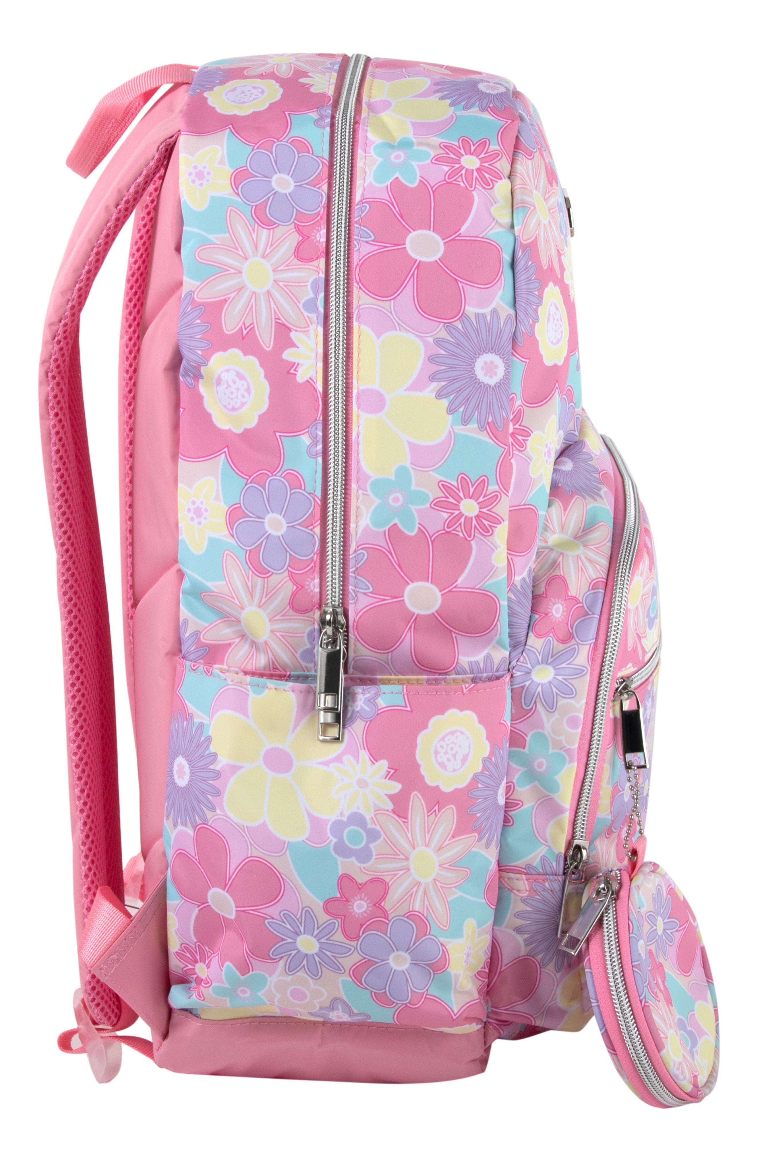 Jessica Simpson Floral Print Backpack, Alternate, color, 