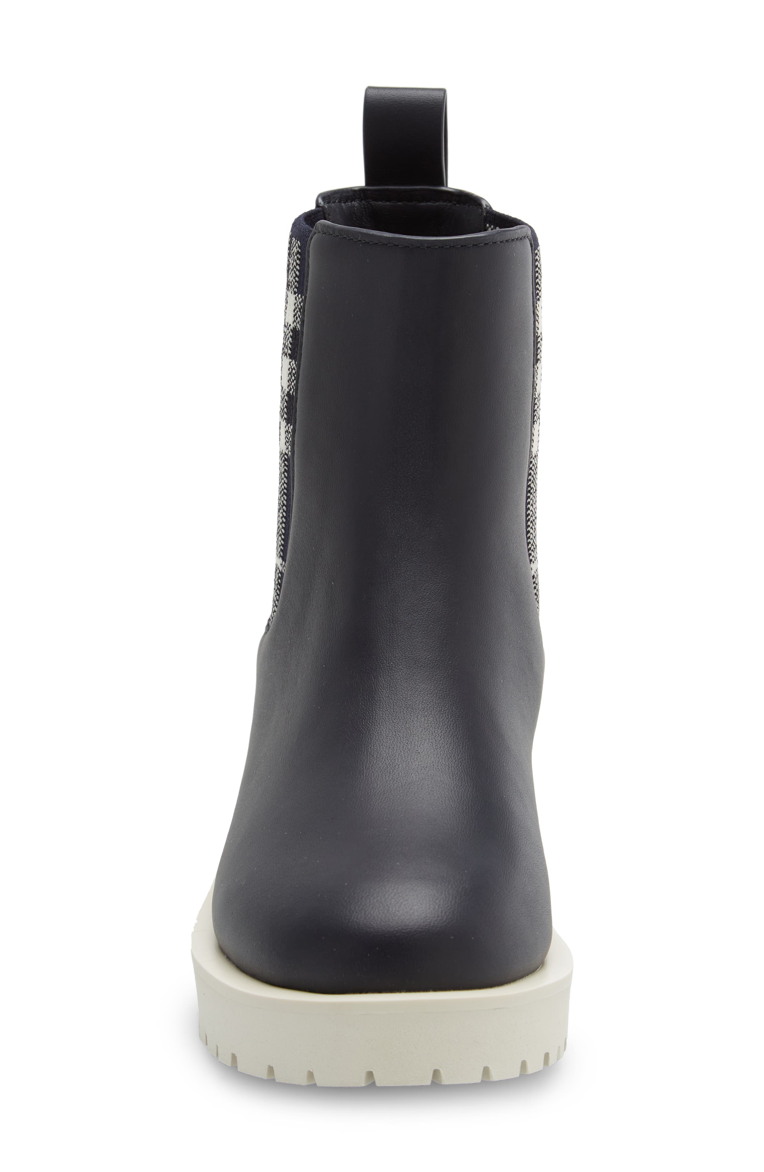 Burberry Kids' Dearington Check Chelsea Boot, Alternate, color, 