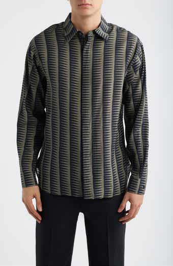 Gro Print Long Sleeve Button-Up Shirt