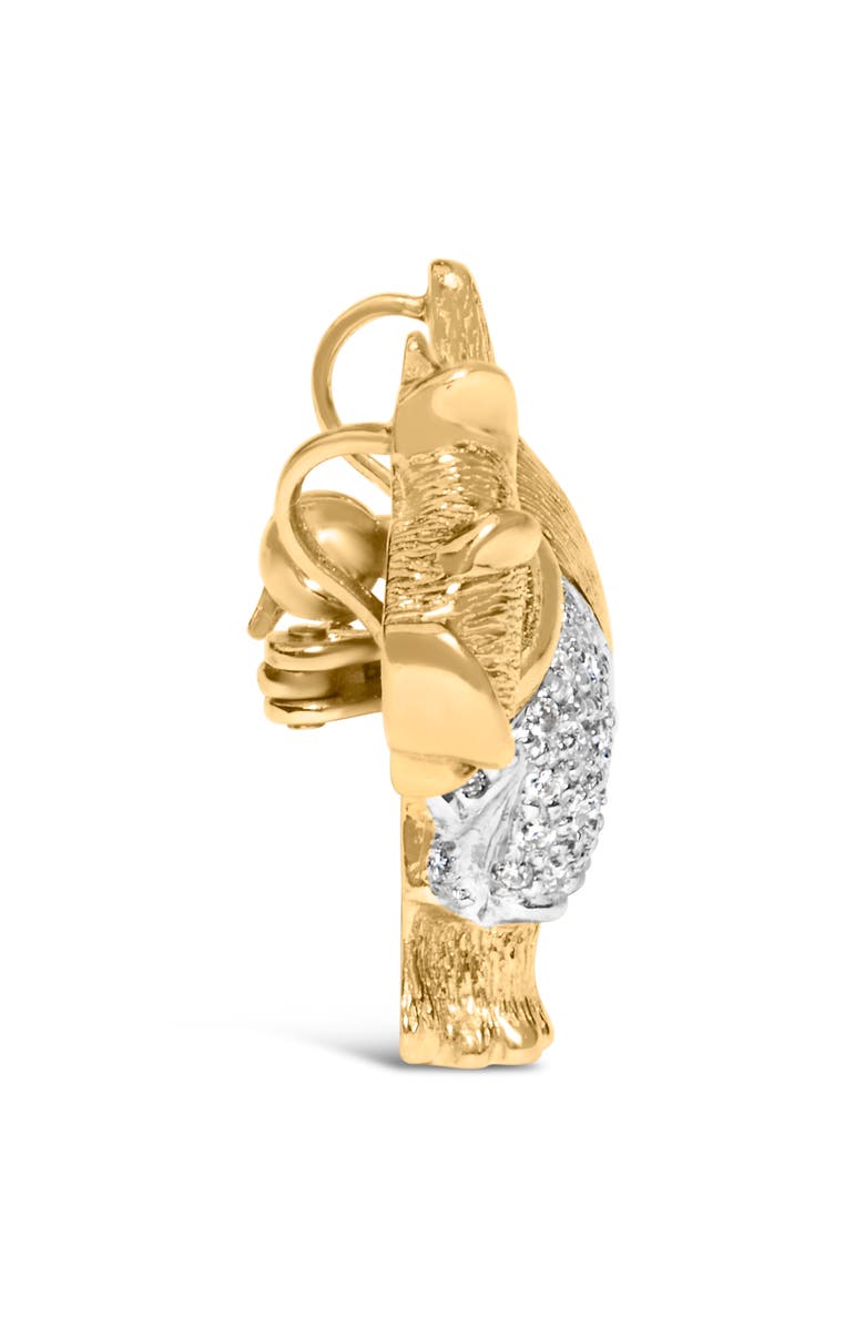 Haus of Brilliance 18K Gold1/3 Cttw Diamond Scottish Terrier Brooch Pin Pendant, Alternate, color, Yellow