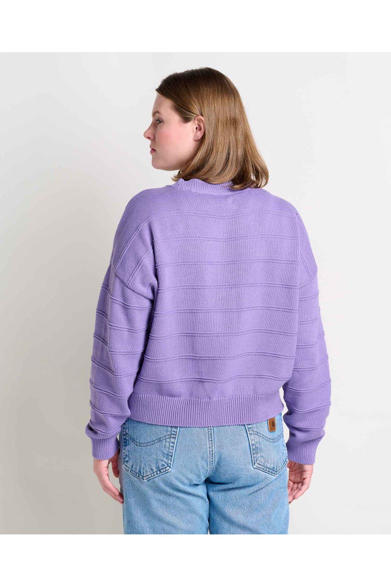 Bianca II Crew Sweater, Alternate, color, Pansy