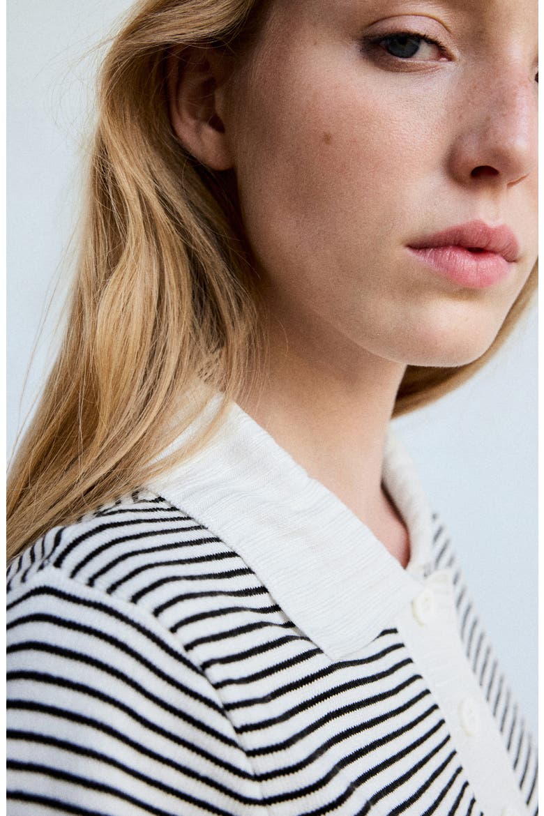 Draped Jersey Sweater, Alternate, color, WHITE