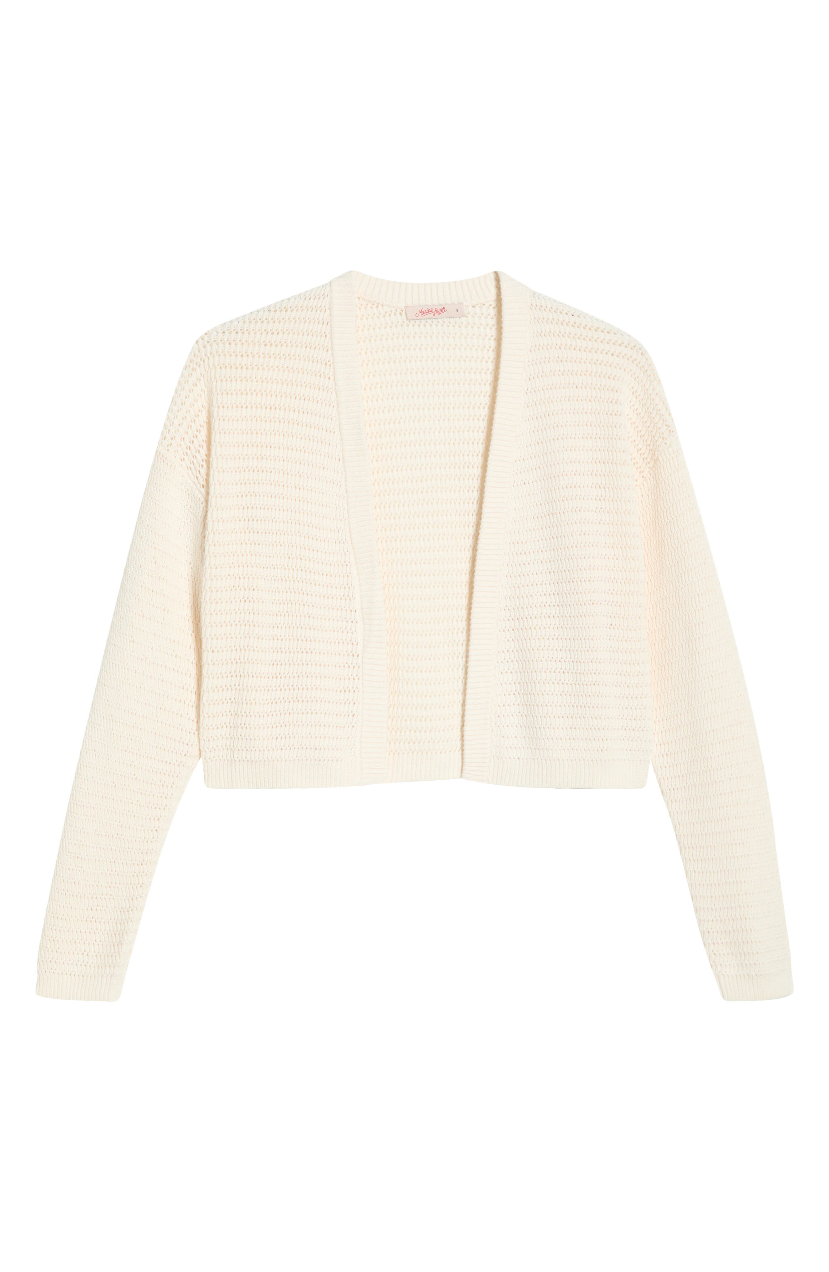 Marine Layer Anacapa Open Stitch Cotton Cardigan (Women) | Nordstrom