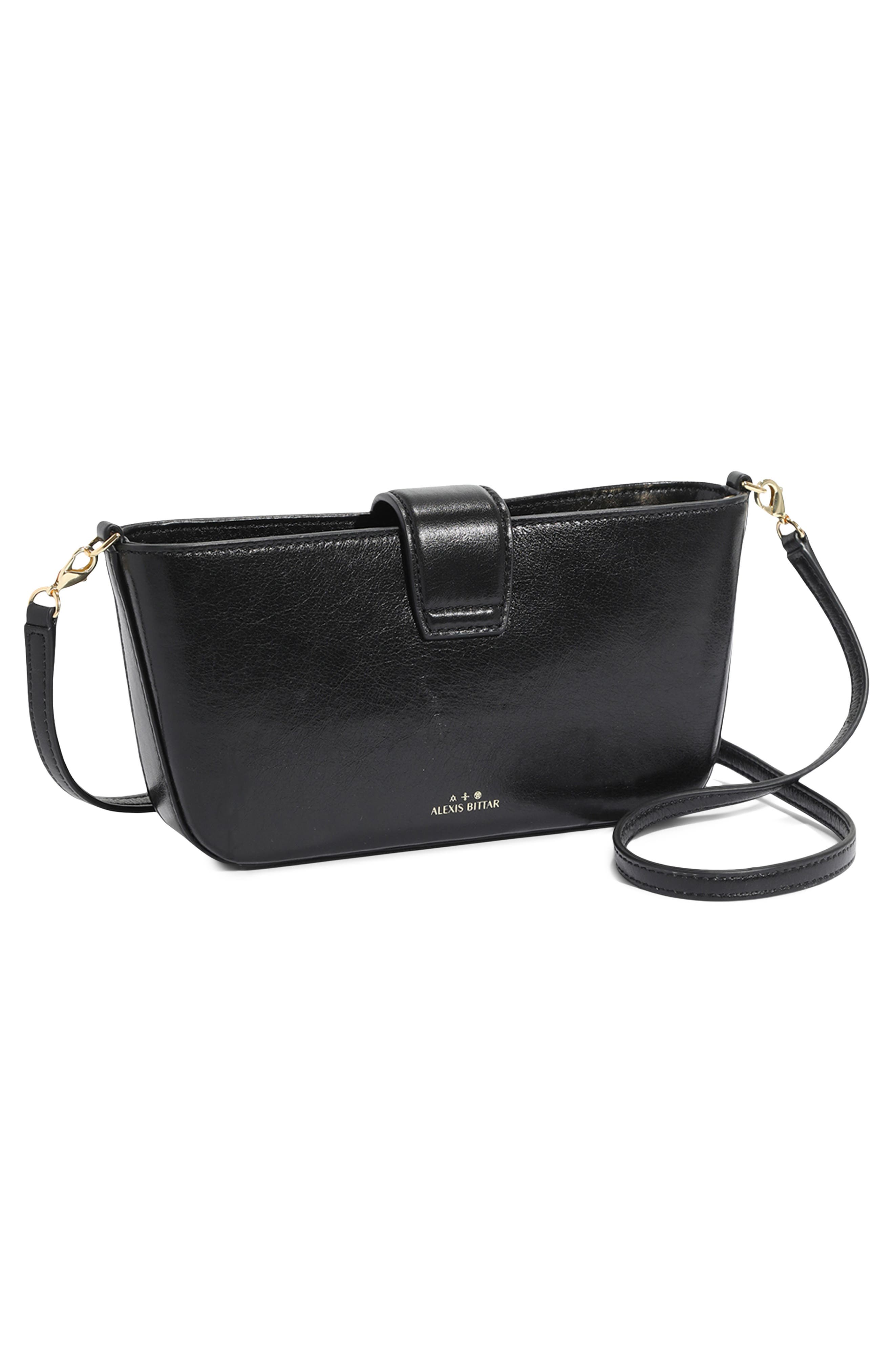 Alexis Bittar Crumple Leather Crossbody Bag, Alternate, color, 